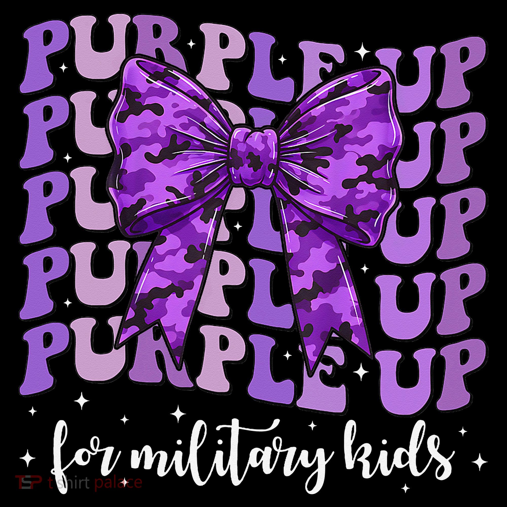 Purple Up For Military Coquette Bow Camo Child Coffee Mug