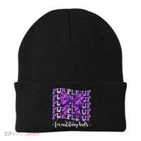 Purple Up For Military Coquette Bow Camo Child Beanie thumb 0