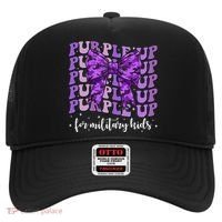 Purple Up For Military Coquette Bow Camo Child Hat thumb 0