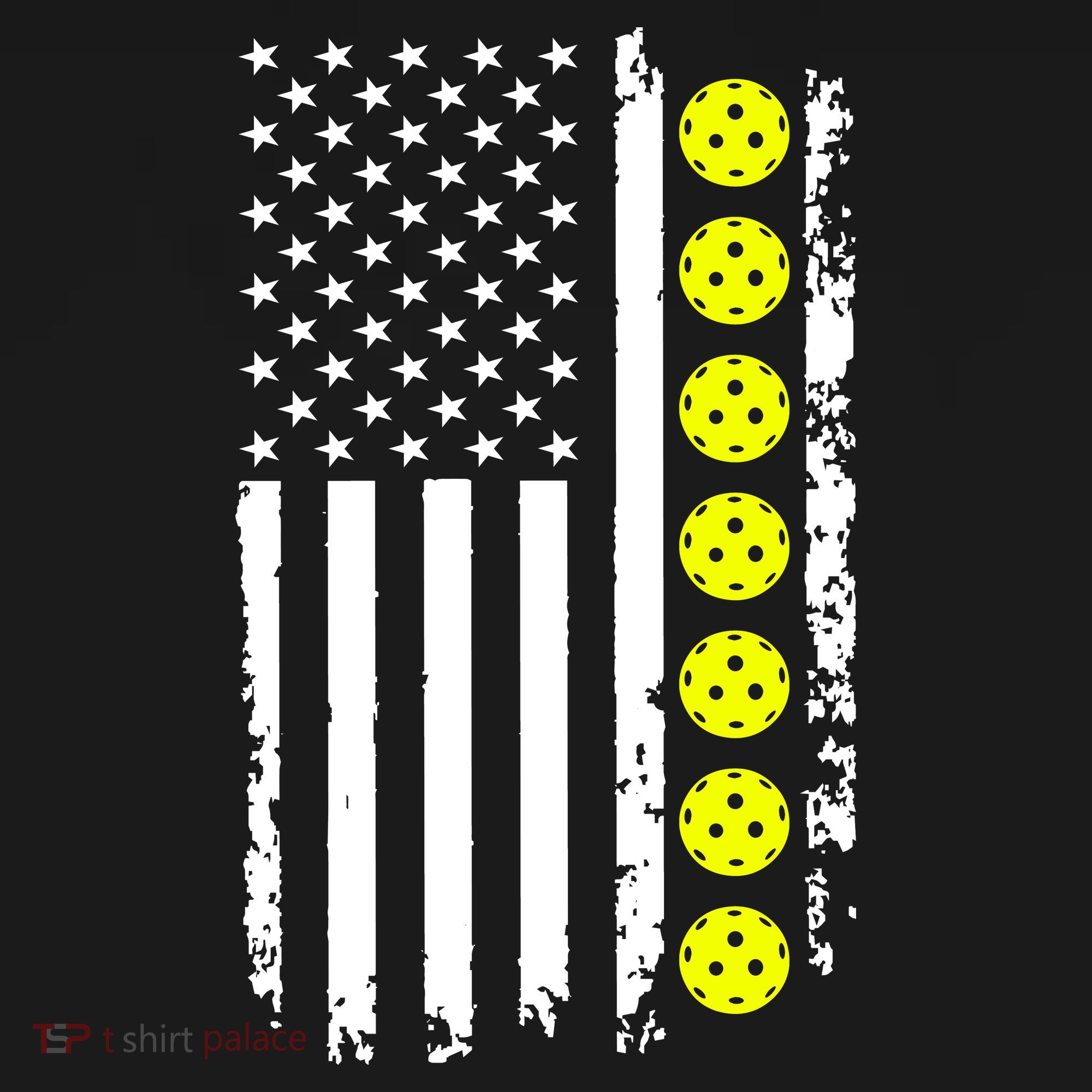 Pickleball USA Flag American Sport Sweatshirt