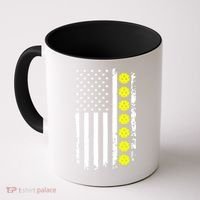 Pickleball USA Flag American Sport Coffee Mug thumb 0