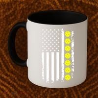 Pickleball USA Flag American Sport Coffee Mug thumb 2