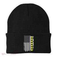 Pickleball USA Flag American Sport Beanie thumb 0