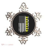 Pickleball USA Flag American Sport Ornament thumb 0
