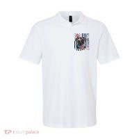 Patriotic Usa Flag Black Labrador All American Boy Lab Owner Polo thumb 0