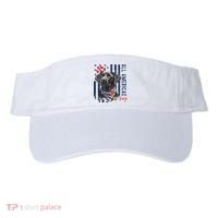 Patriotic Usa Flag Black Labrador All American Boy Lab Owner Visor thumb 0