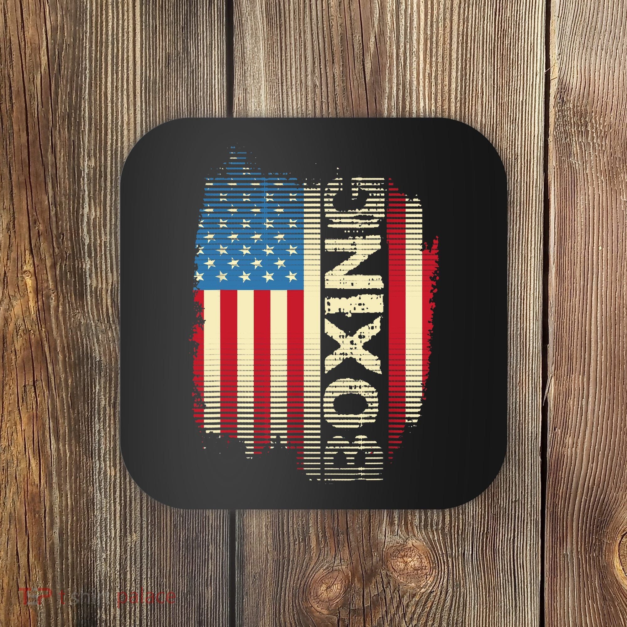 Patriotic USA Flag Boxing Kickboxing Kickboxer Gym Boxer Coaster
