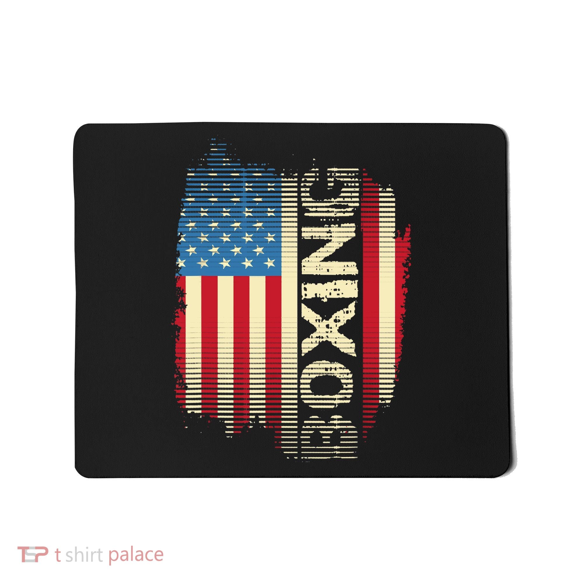 Patriotic USA Flag Boxing Kickboxing Kickboxer Gym Boxer Mousepad