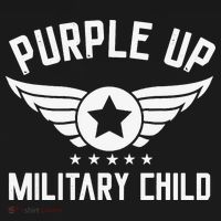 Purple Up For Military Military Child Month Women's Hoodie thumb 2