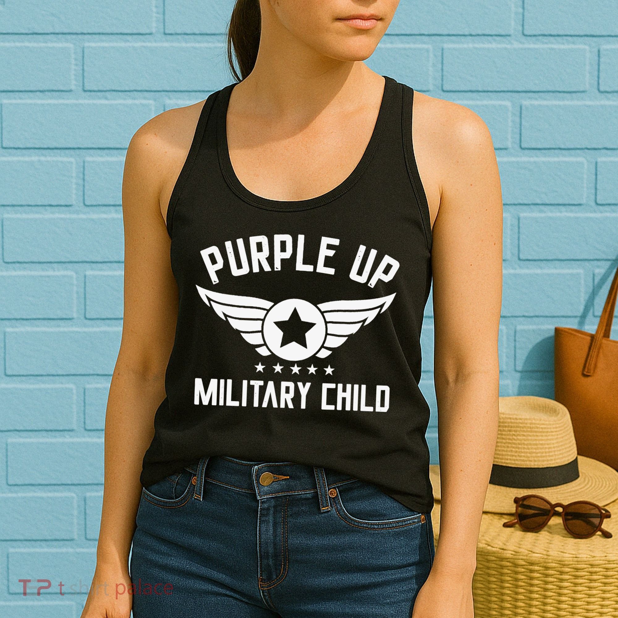 Purple Up For Military Military Child Month Women's Tank Top