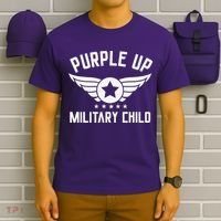Purple Up For Military Military Child Month T-Shirt thumb 6