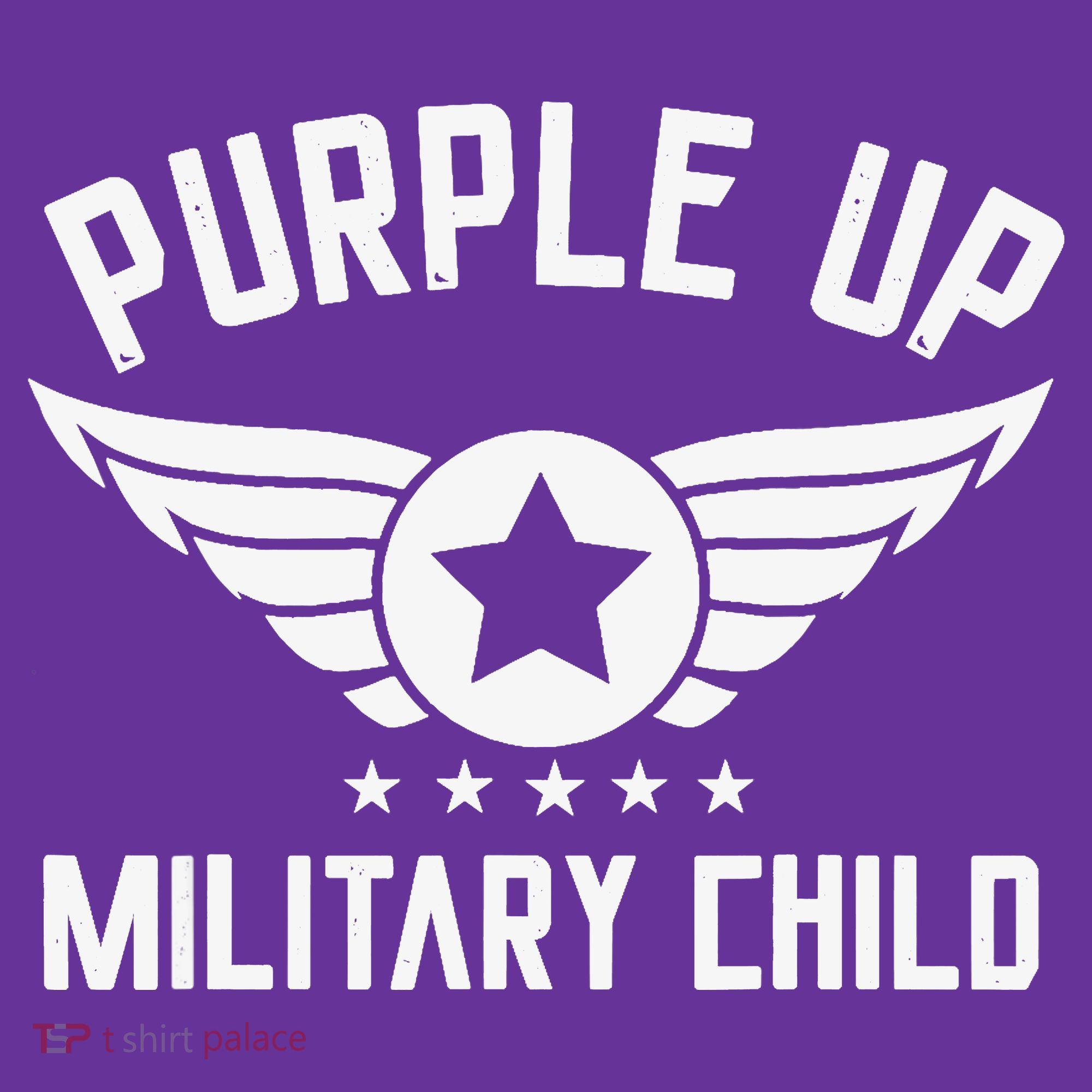 Purple Up For Military Military Child Month T-Shirt