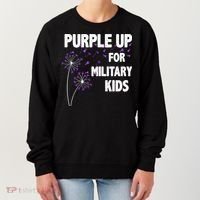 Purple Up For Military Child Month Women's Sweatshirt thumb 0
