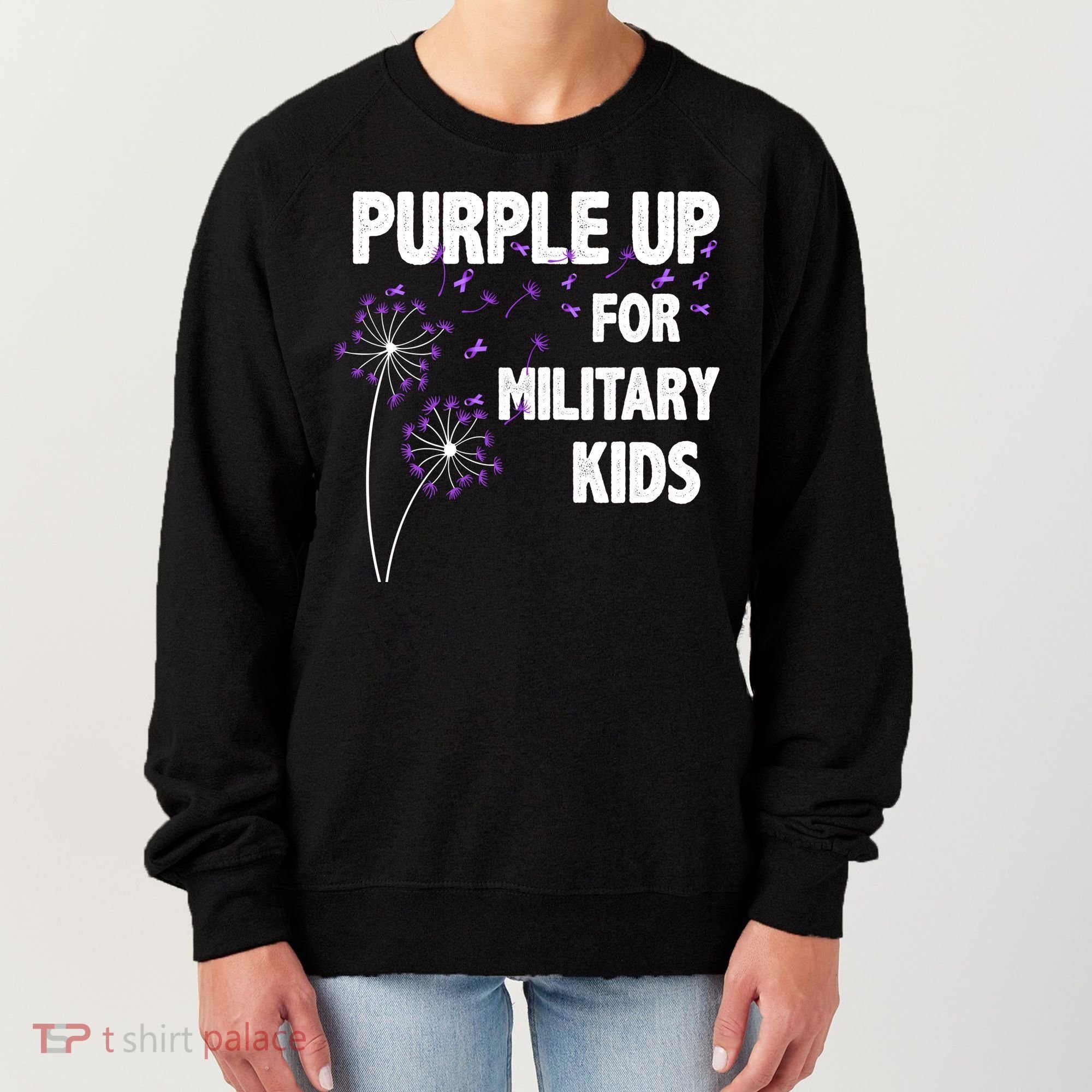 Purple Up For Military Child Month Women's Sweatshirt