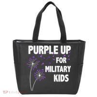 Purple Up For Military Child Month Tote Bag thumb 0