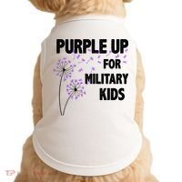 Purple Up For Military Child Month Doggie Tank thumb 0
