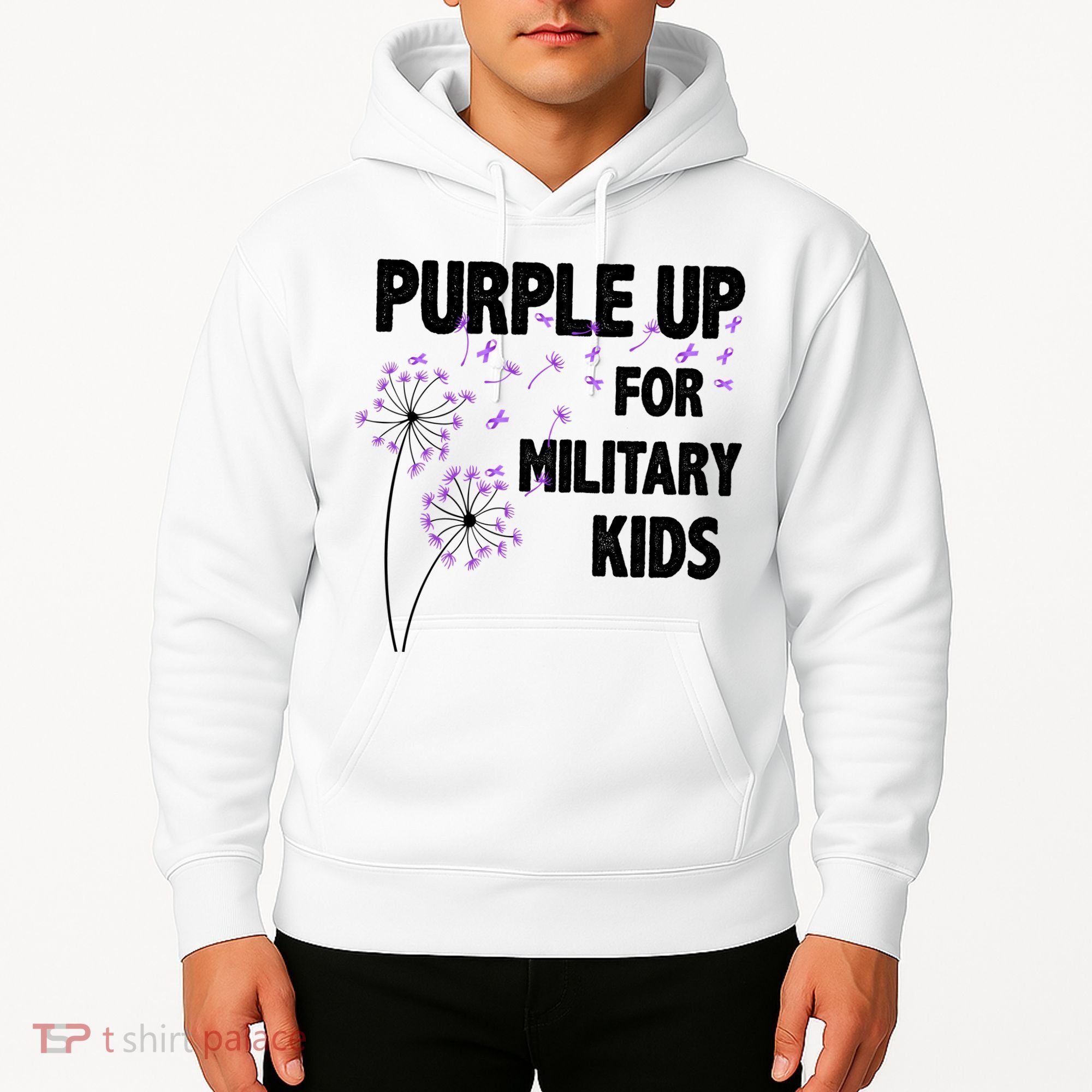 Purple Up For Military Child Month Hoodie