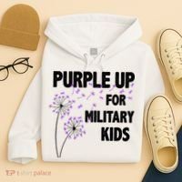 Purple Up For Military Child Month Hoodie thumb 4