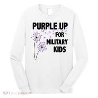 Purple Up For Military Child Month Long Sleeve Shirt thumb 0