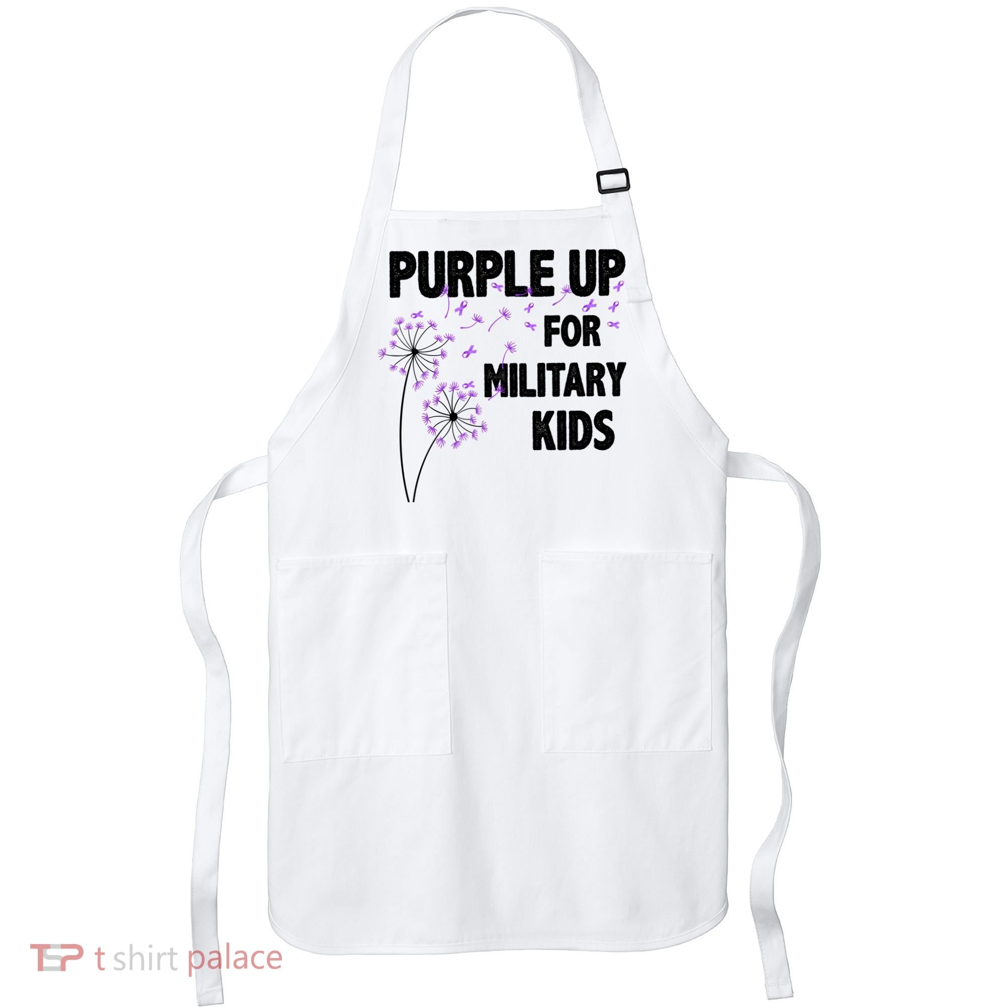 Purple Up For Military Child Month Apron