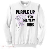 Purple Up For Military Child Month Sweatshirt thumb 0