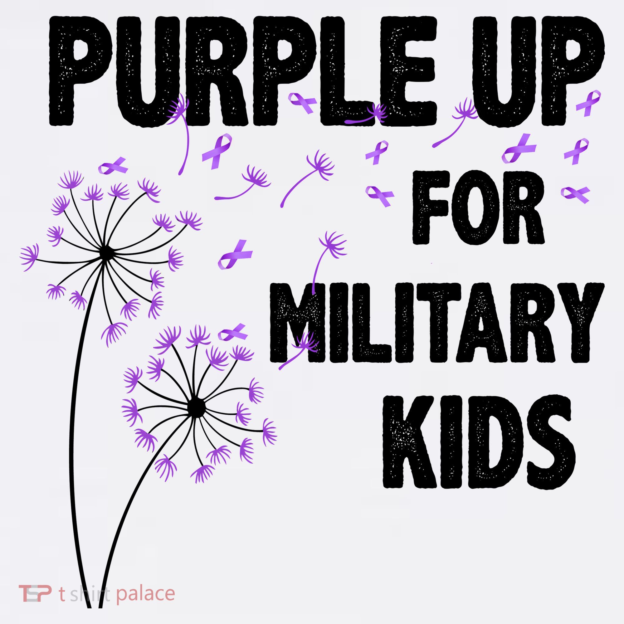 Purple Up For Military Child Month T-Shirt