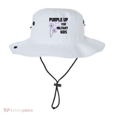 Purple Up For Military Child Month Bucket Hat