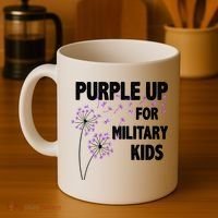 Purple Up For Military Child Month Coffee Mug thumb 4