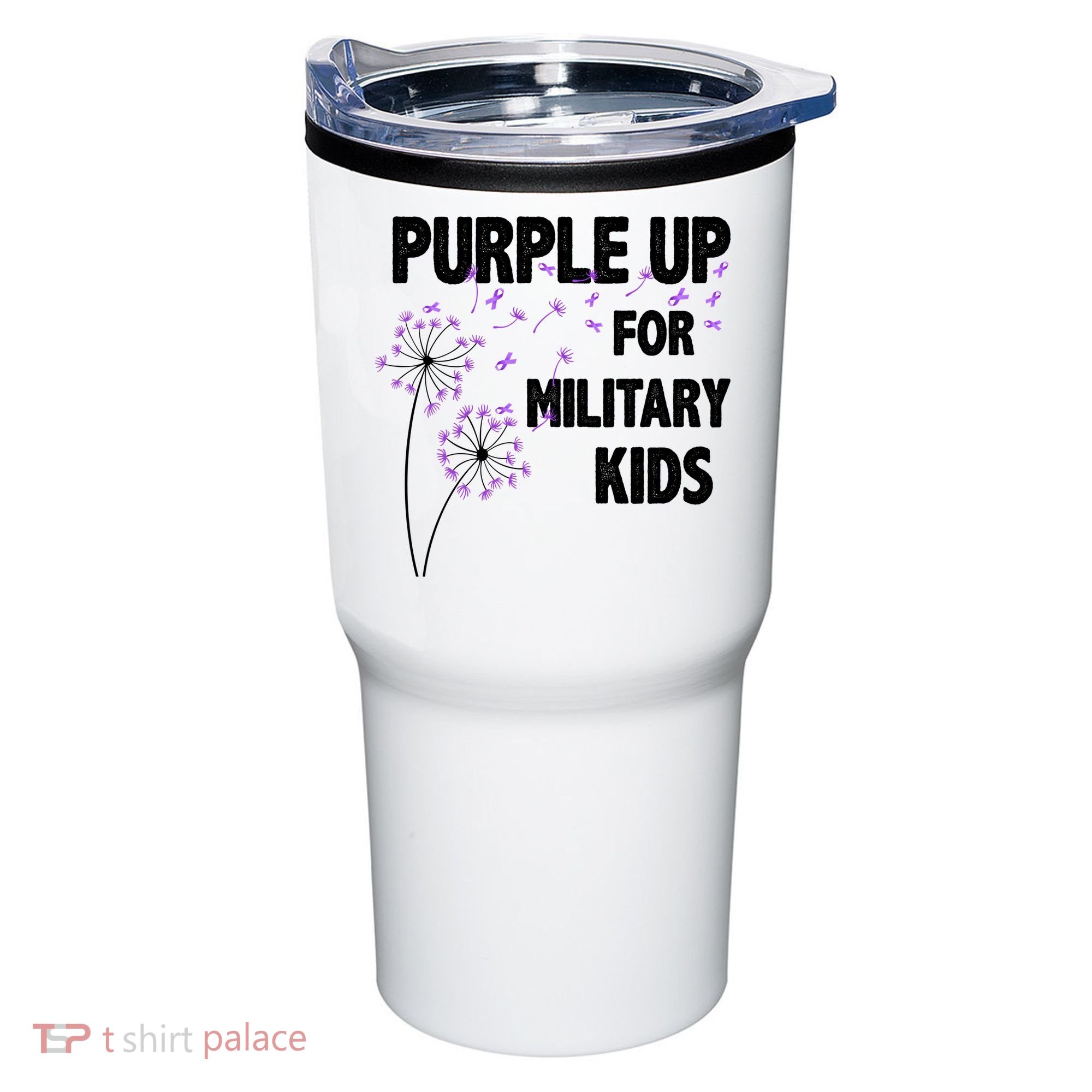 Purple Up For Military Child Month Tumbler