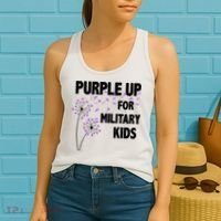 Purple Up For Military Child Month Women's Tank Top thumb 2