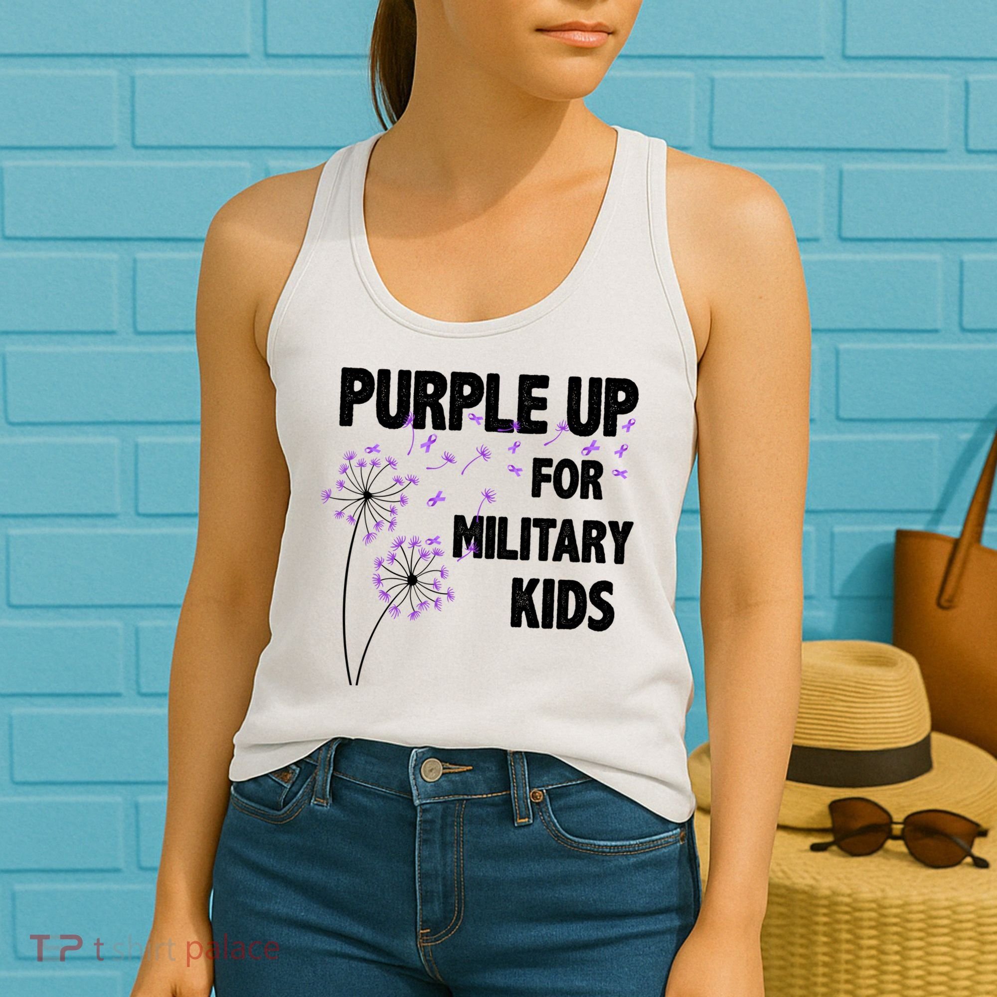 Purple Up For Military Child Month Women's Tank Top