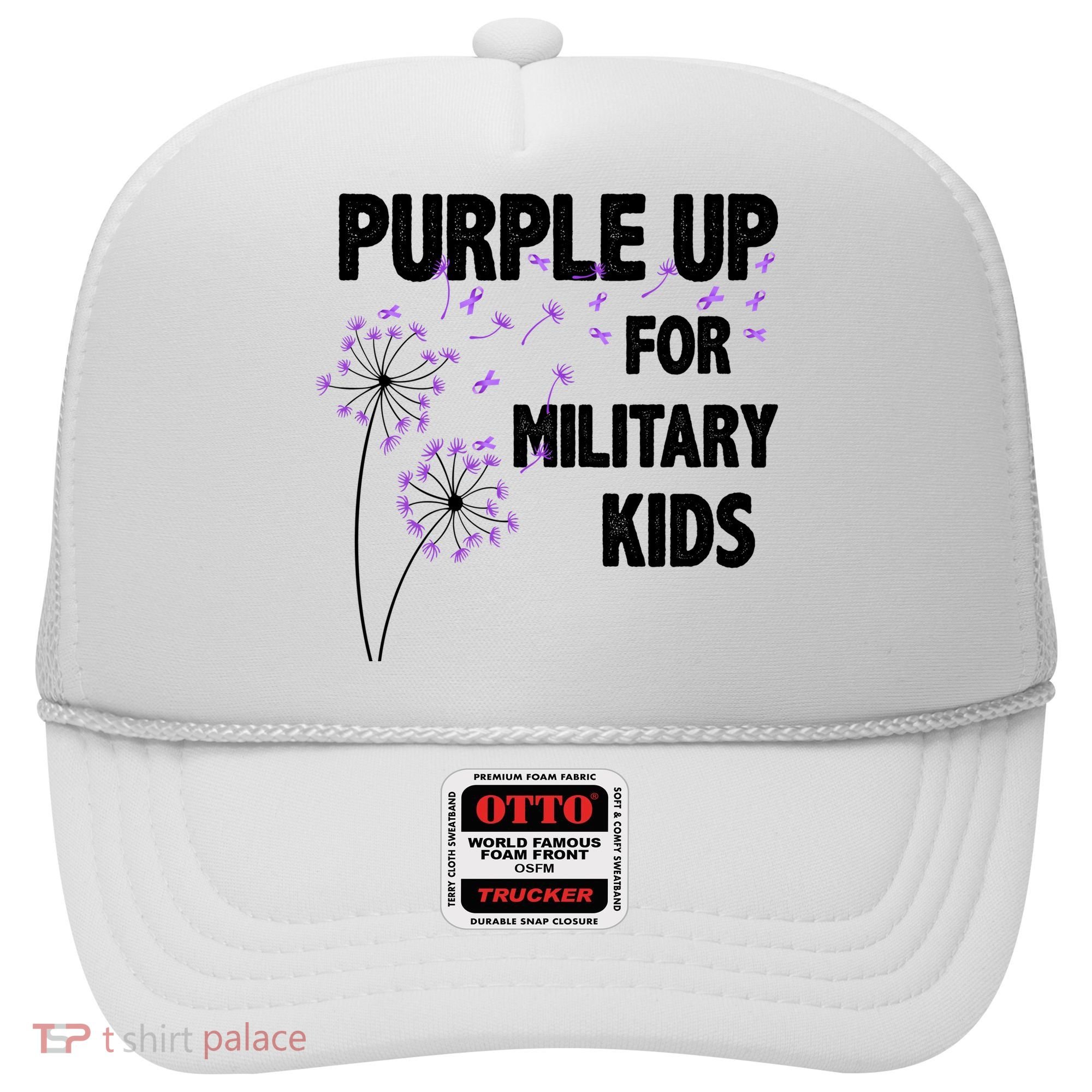 Purple Up For Military Child Month Hat
