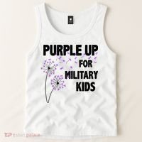 Purple Up For Military Child Month Tank Top thumb 2