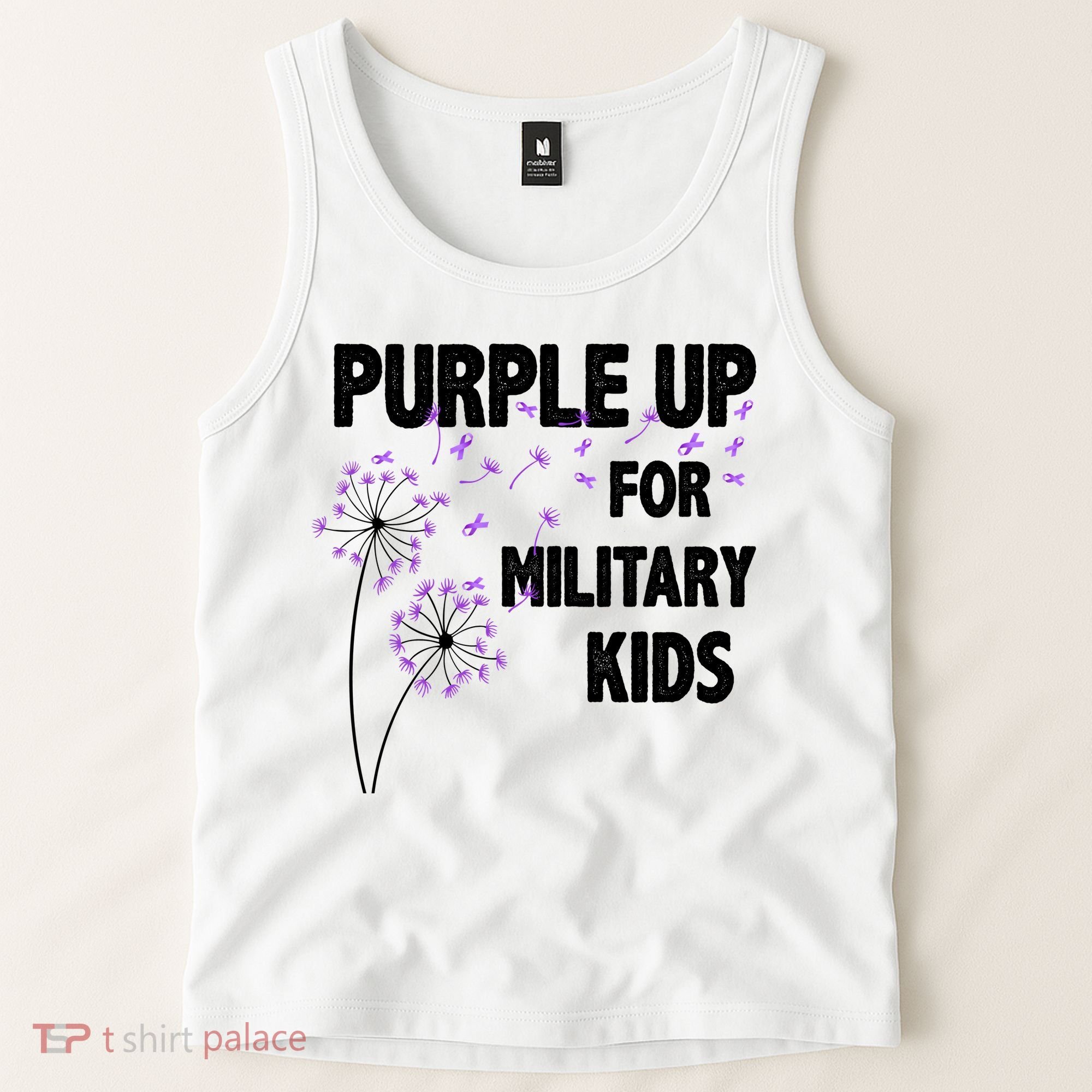 Purple Up For Military Child Month Tank Top