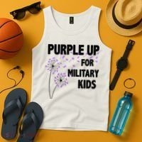 Purple Up For Military Child Month Tank Top thumb 4