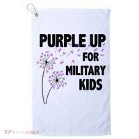 Purple Up For Military Child Month Golf Towel thumb 0