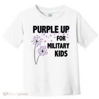 Purple Up For Military Child Month Toddler T-Shirt thumb 0