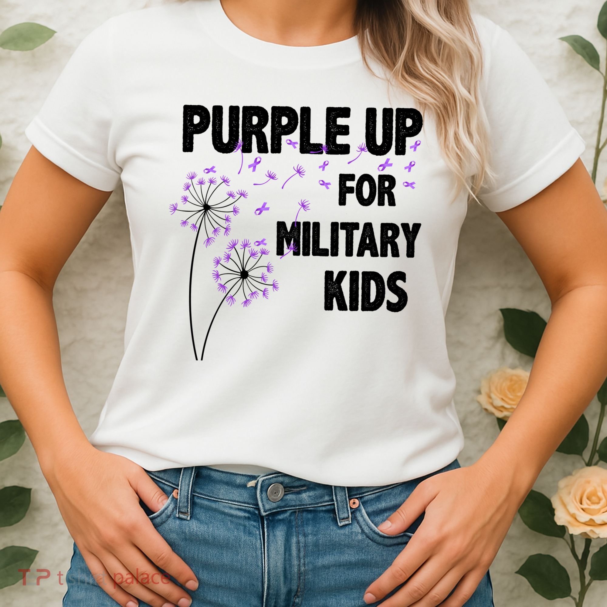Purple Up For Military Child Month Women's T-Shirt