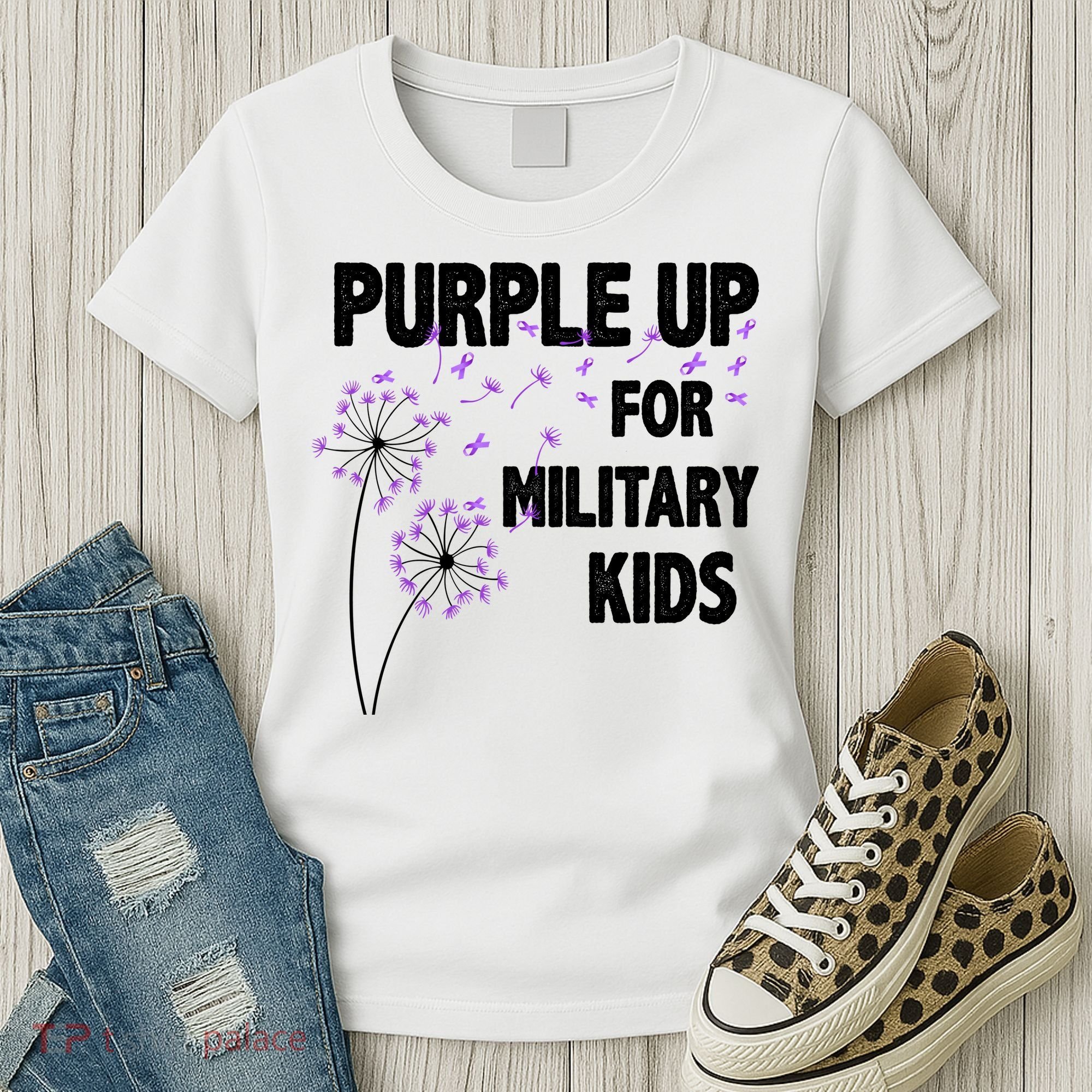 Purple Up For Military Child Month Women's T-Shirt