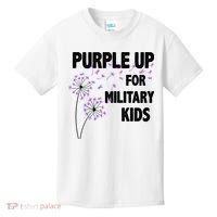 Purple Up For Military Child Month Kids T-Shirt thumb 0