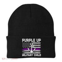 Purple Up For Military Child Month Beanie thumb 0