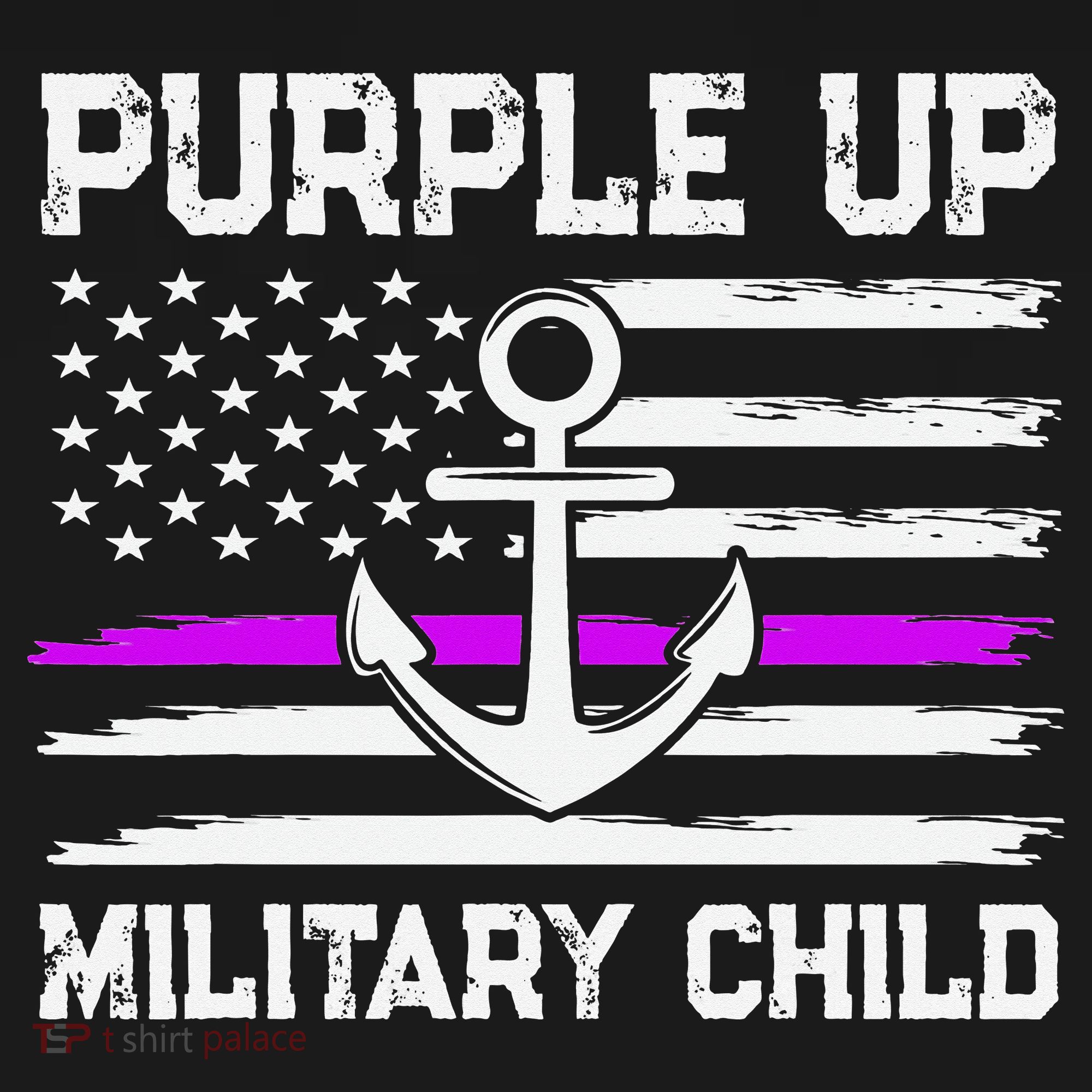 Purple Up For Military Child Month Women's Hoodie