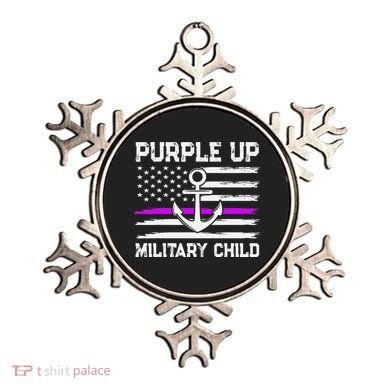 Purple Up For Military Child Month Ornament