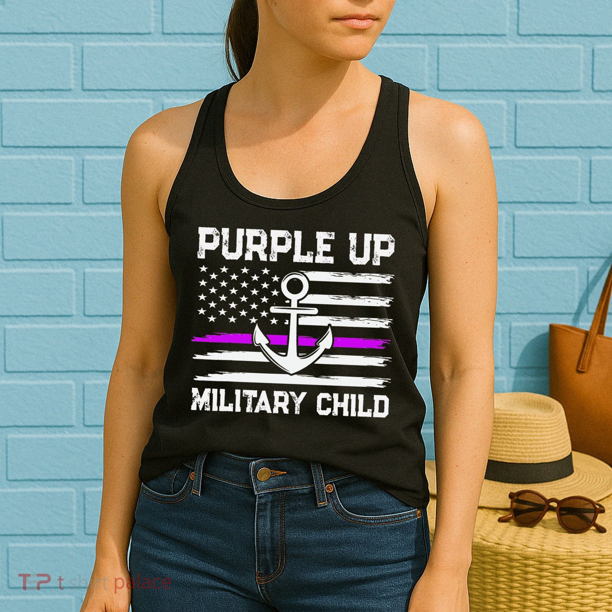 Purple Up For Military Child Month Women's Tank Top