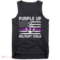 Purple Up For Military Child Month Tank Top thumb 0