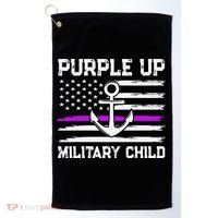 Purple Up For Military Child Month Golf Towel thumb 0
