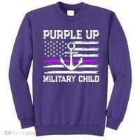 Purple Up For Military Child Month Sweatshirt thumb 0
