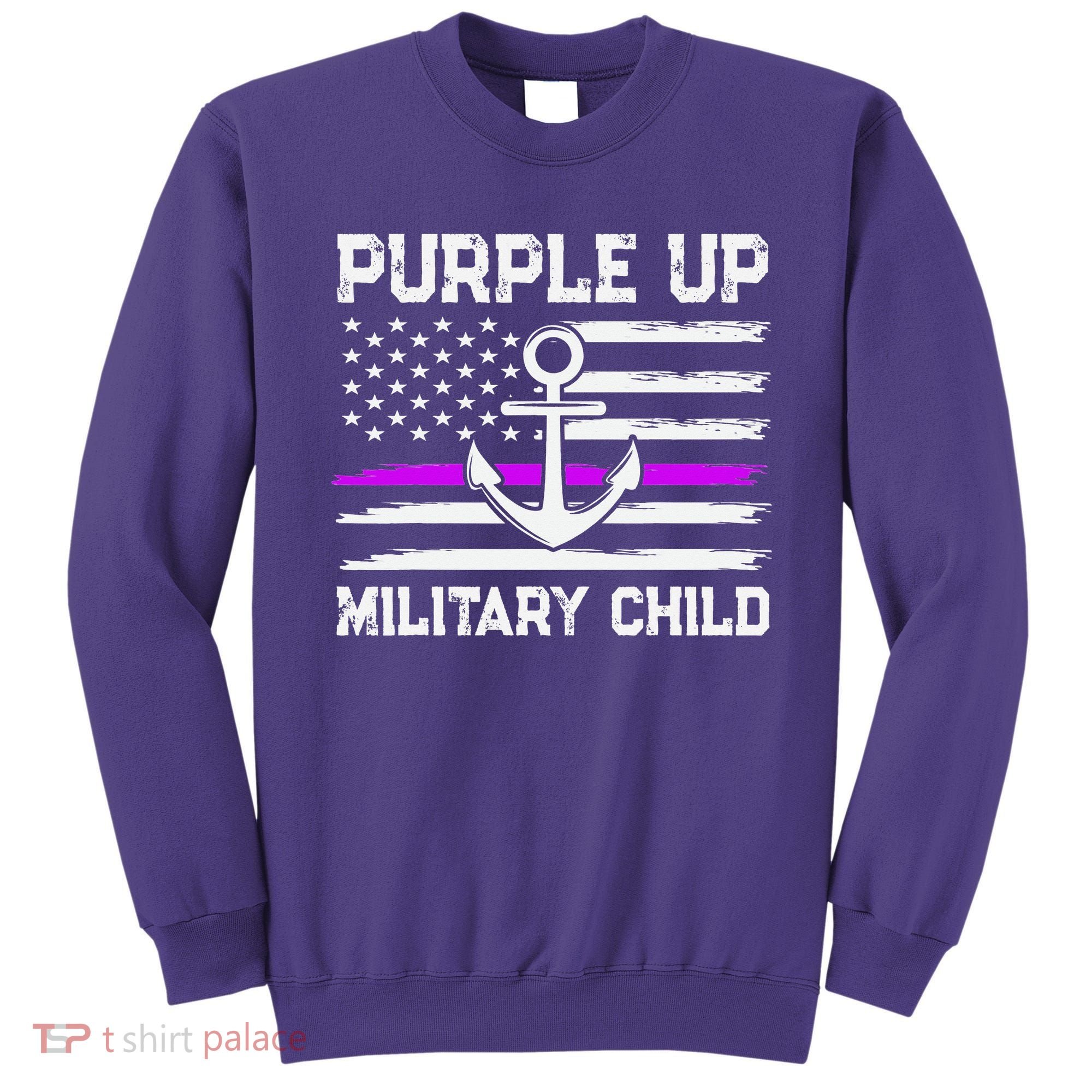Purple Up For Military Child Month Sweatshirt