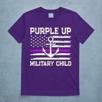 Purple Up For Military Child Month T-Shirt thumb 5