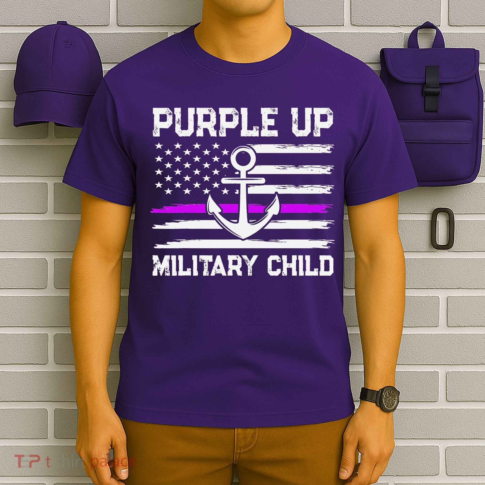 Purple Up For Military Child Month T-Shirt